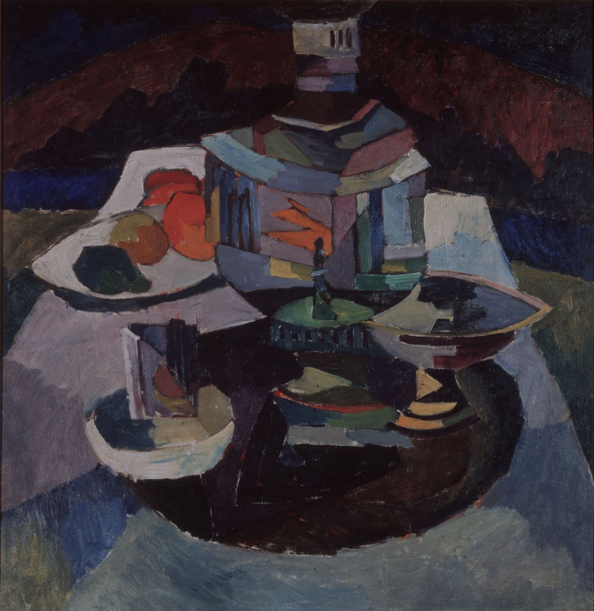 Bir semaver ile natürmort, 1913 by Aristarkh Vasilievic Lentulov