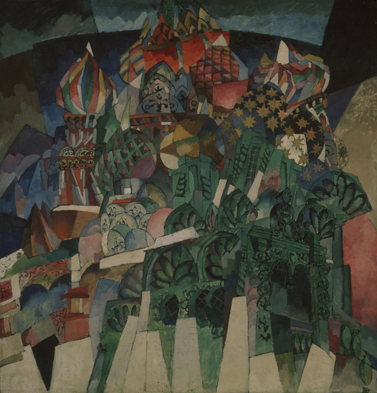 Basil Katedrali, 1913 by Aristarkh Vasilievic Lentulov