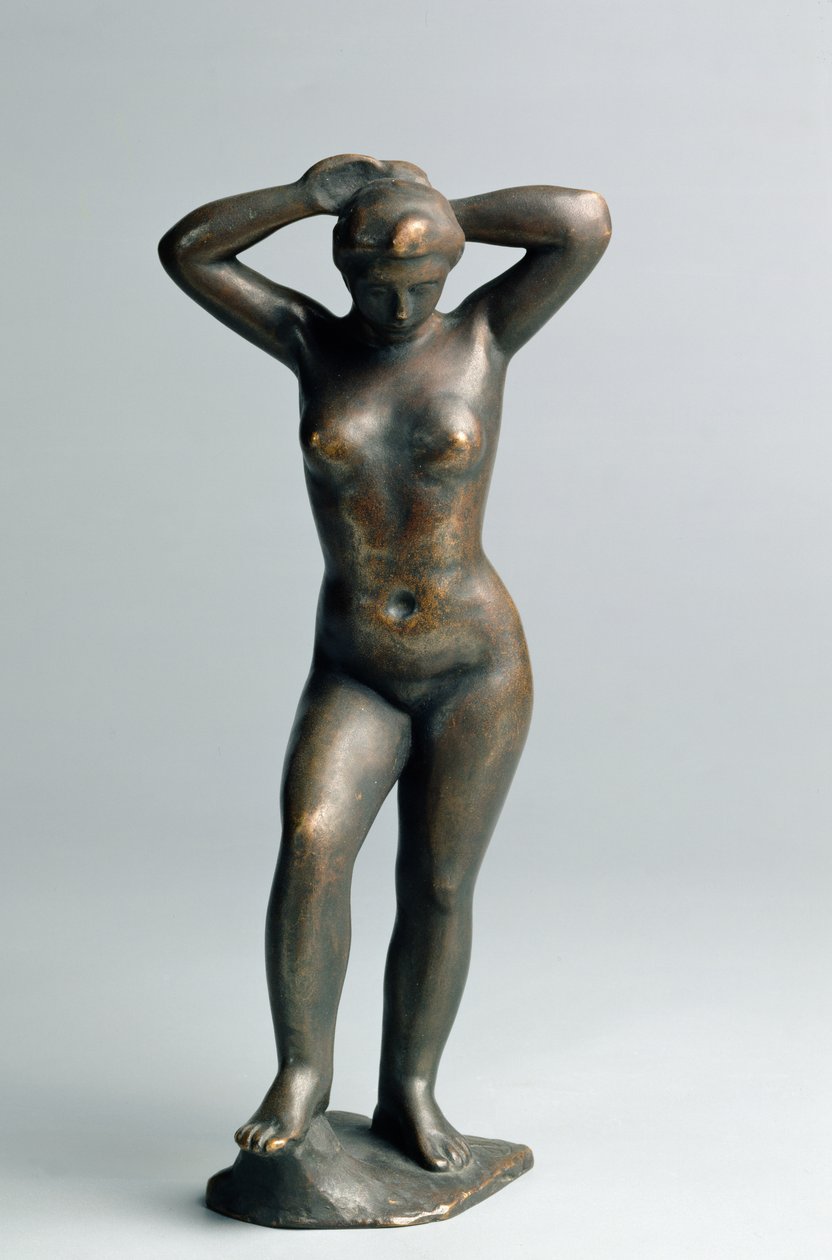 Bather, yaklaşık 1898 (bronz) by Aristide Maillol