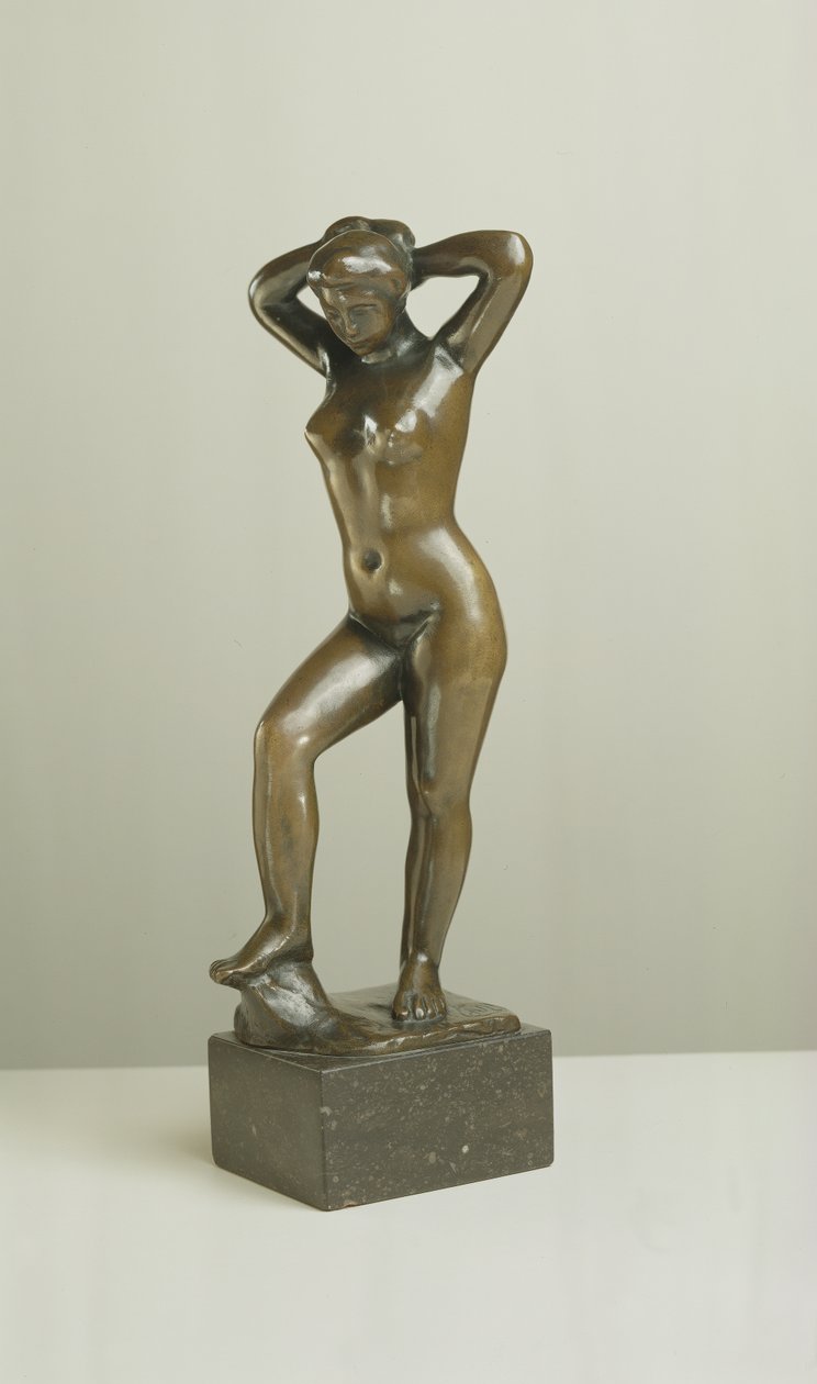 ಆರ್ಮ್ಸ್ ರೈಸ್ಡ್ (ಕಂಚಿನ) ಟರ್ಕಿಯೊಂದಿಗೆ ಸ್ನಾನ ಮಾಡಿ by Aristide Maillol
