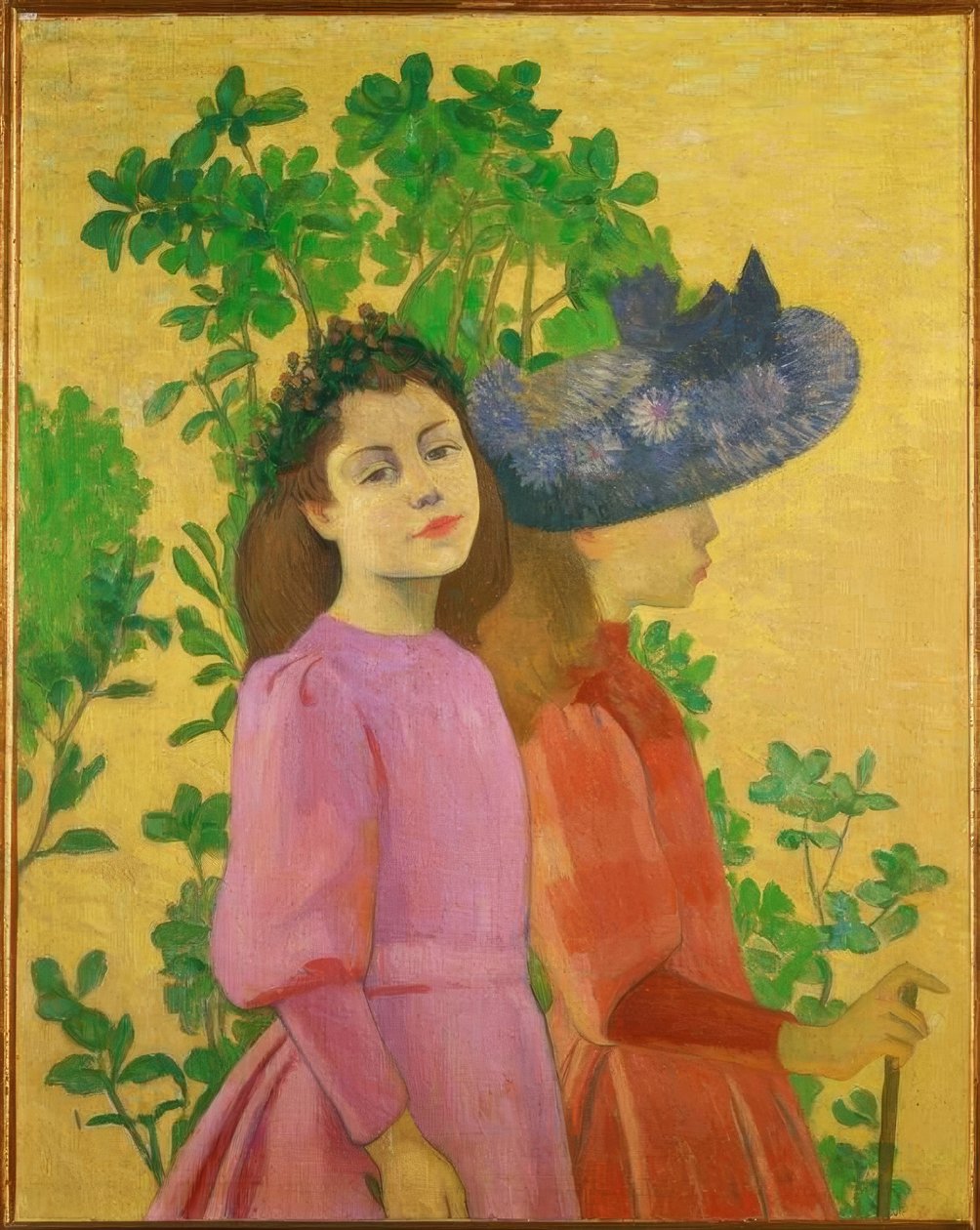 iki genç kız, bahar by Aristide Maillol