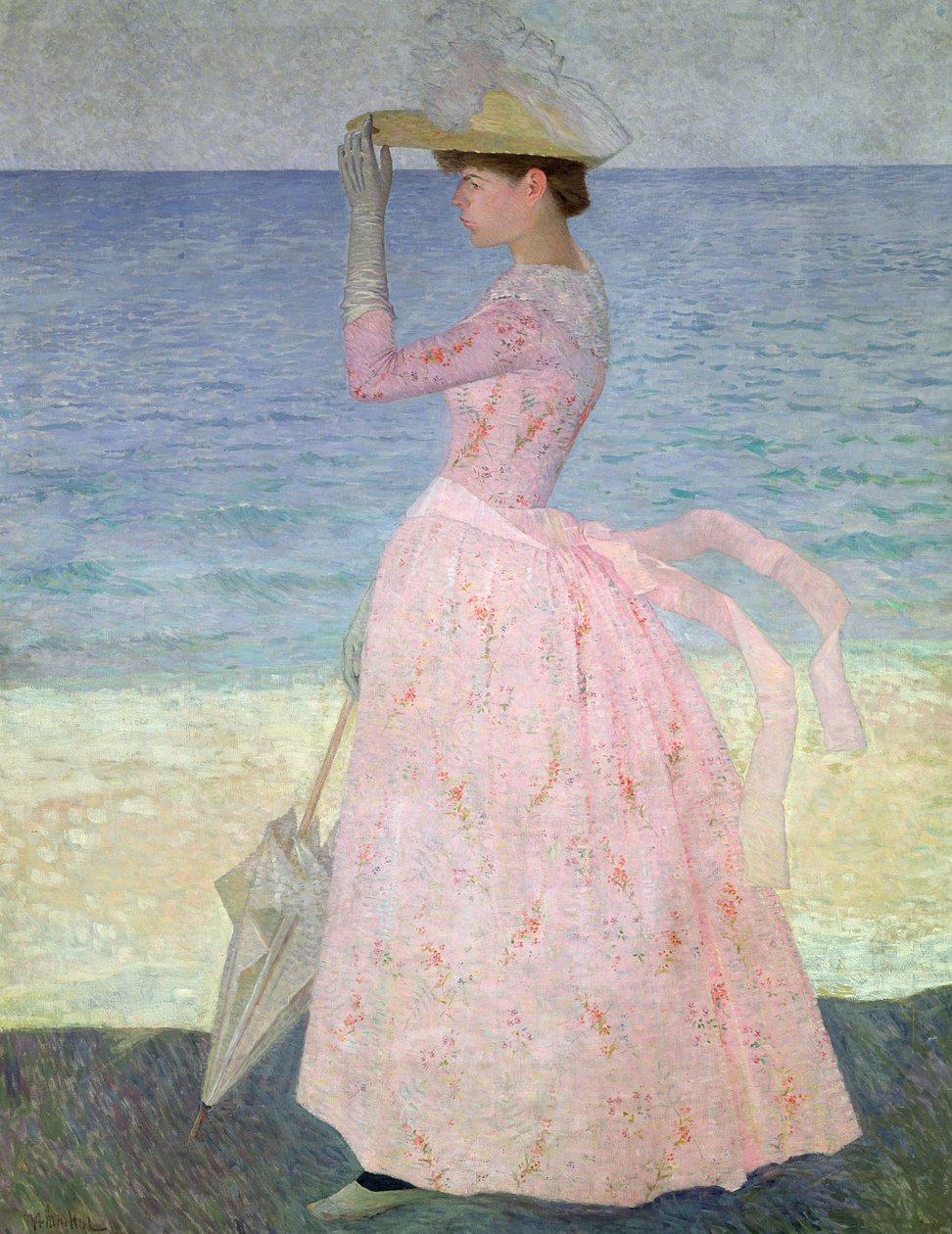 Şemsiyeli Kadın, 1890 by Aristide Maillol