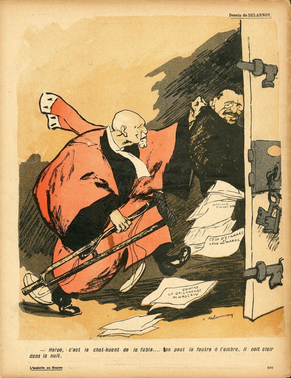 L'Plate au beurre, 363 numara, Renklerde Hiciv by Aristide Delannoy