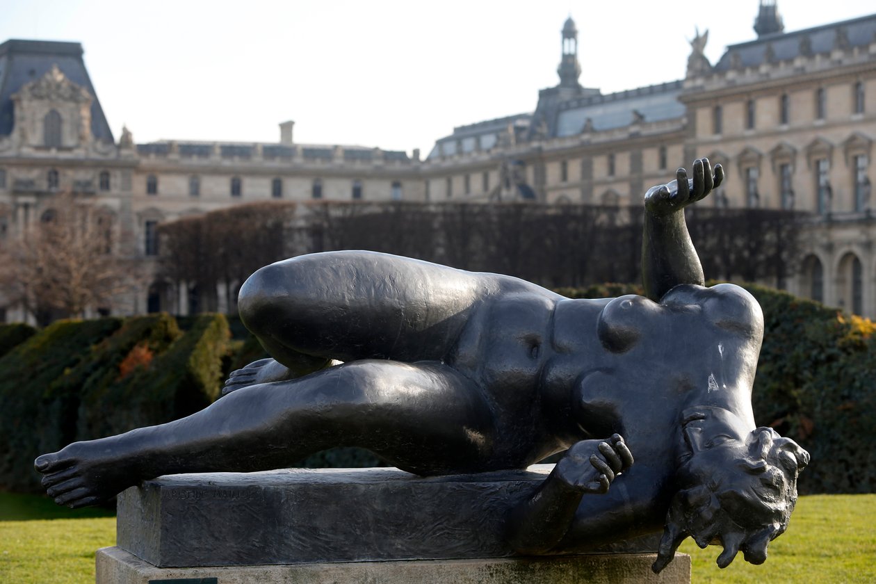 Tuileries Bahçesi, Aristide Maillol, Nehir by Aristide Maillol