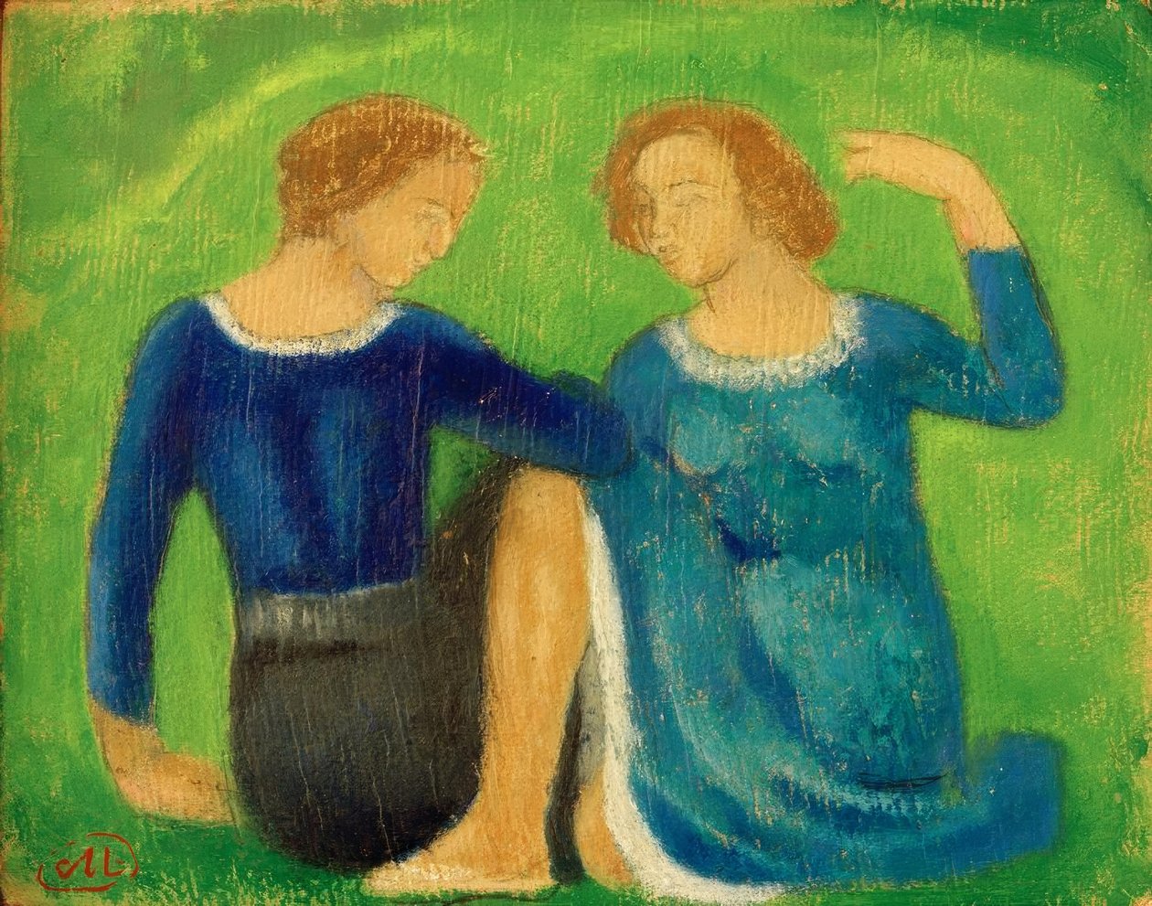Les deux soeurs (İki kız kardeş) by Aristide Maillol