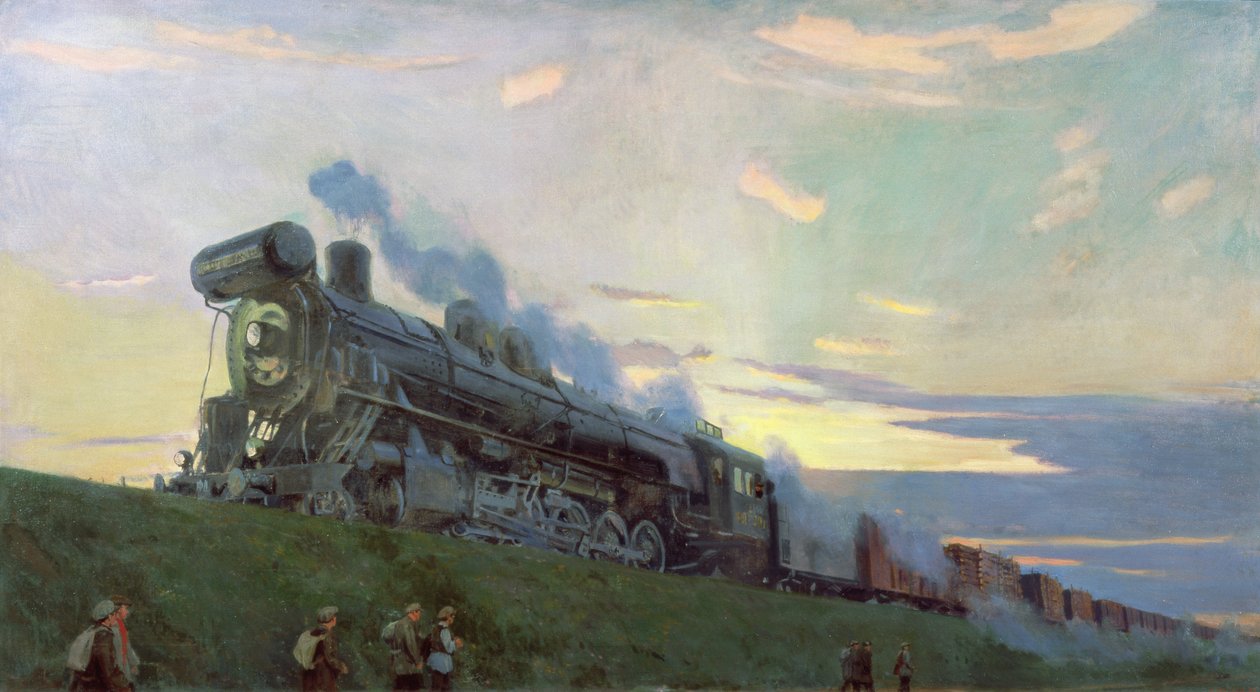 Süper güçlü buhar motoru, 1935 by Arkadij Aleksandrovic Rylov