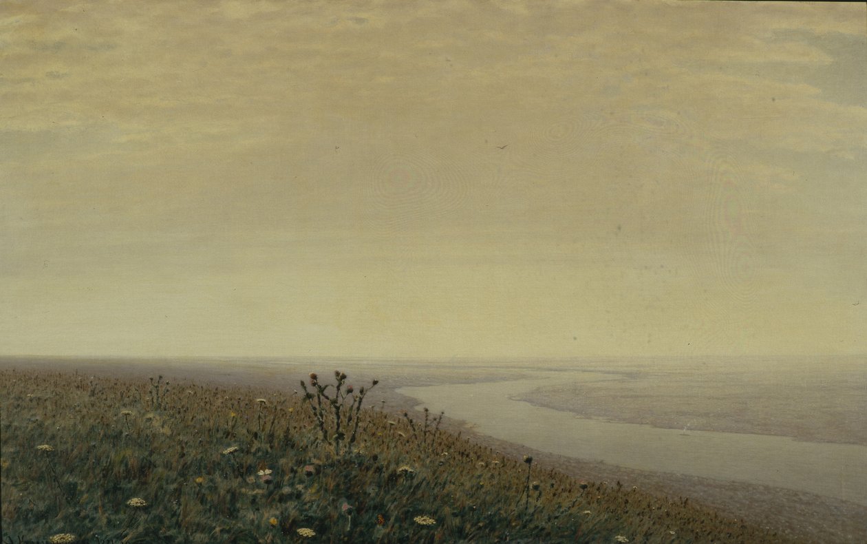 Sabah Dinyeper Nehri, 1881 by Arkhip Ivanovich Kuindzhi