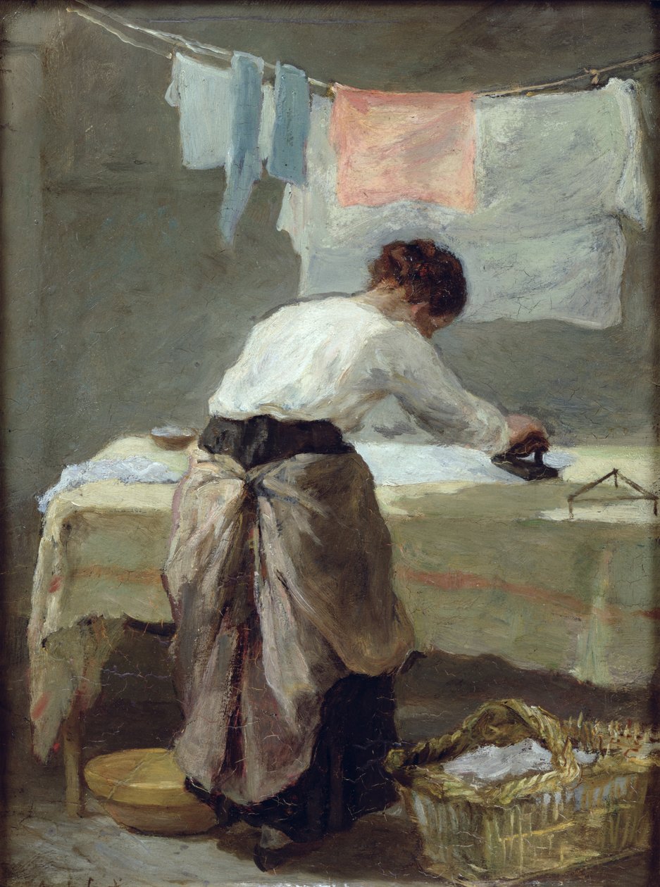 Woman Ironing  by Armand Desire Gautier