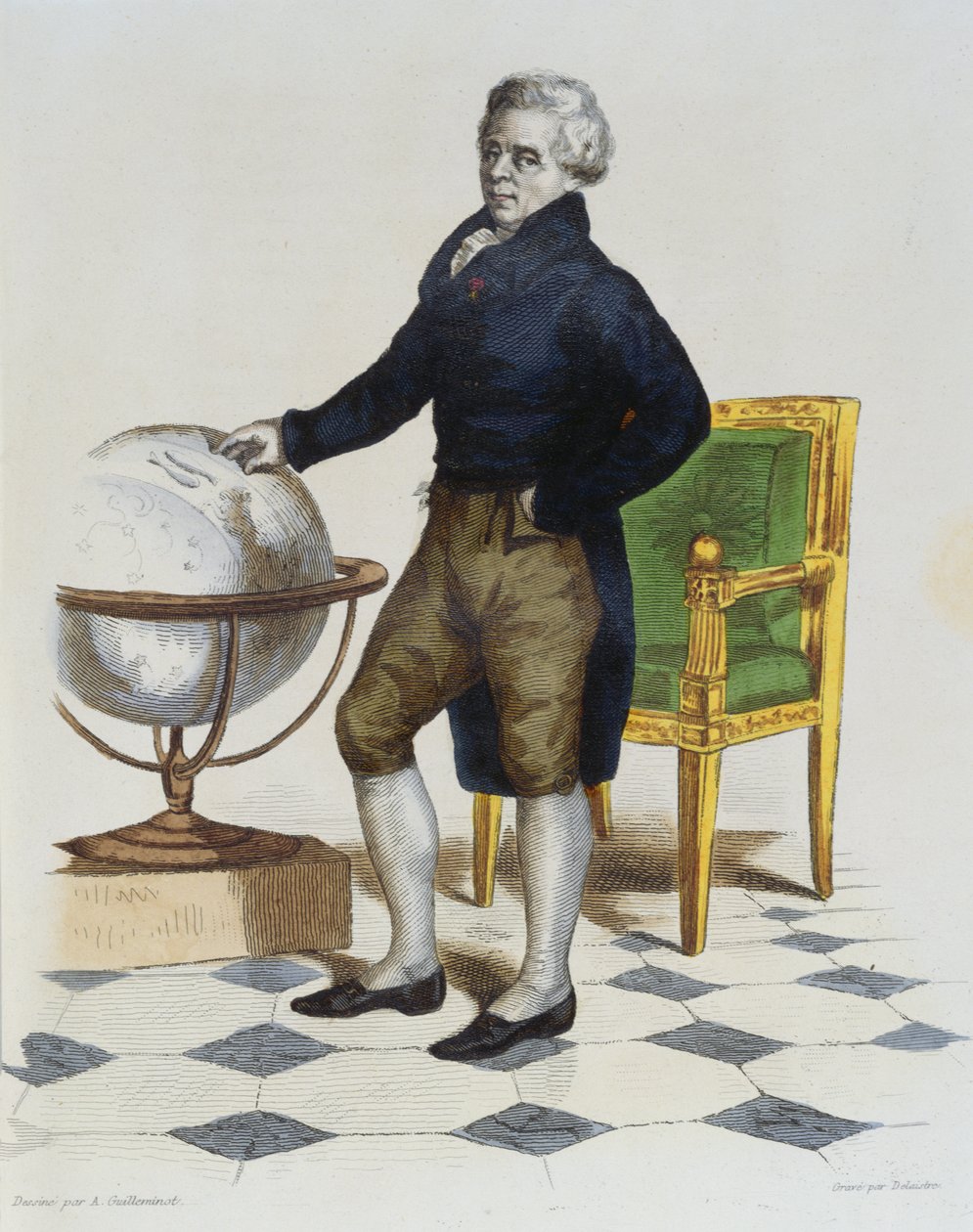 ಪಿಯರೆ-ಸೈಮನ್ (1747-1825) ಮಾರ್ಕ್ವಿಸ್ ಡಿ ಲ್ಯಾಪ್ಲೇಸ್, ಡೆಲೈಸ್ಟ್ರೆ ಟರ್ಕ್‌ನಿಂದ ಕೆತ್ತಲಾಗಿದೆ by Armand Guilleminot