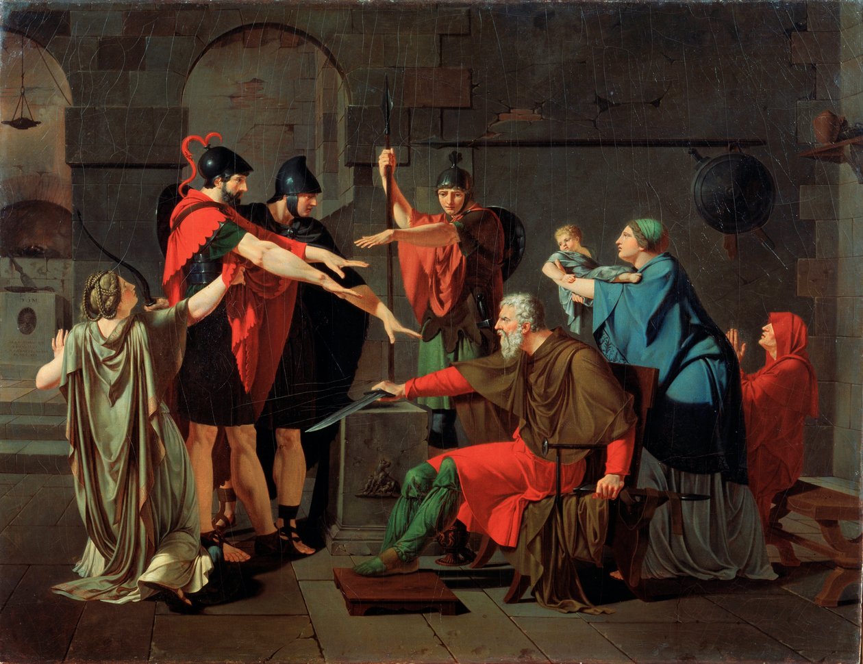 Horatii'nin Yemini, 1791. by Armand Charles Caraffe