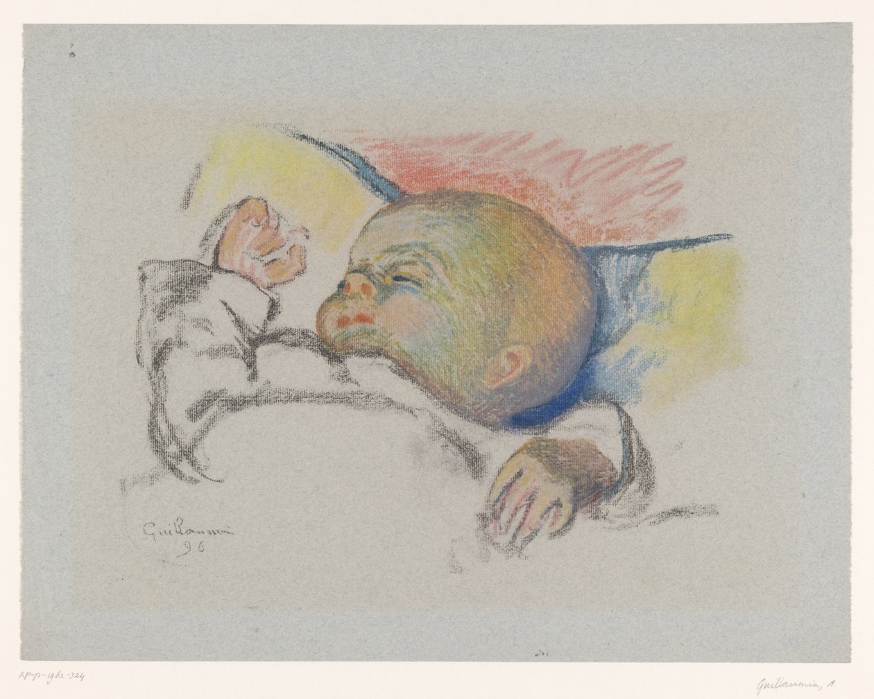 uyuyan bebek by Armand Guillaumin