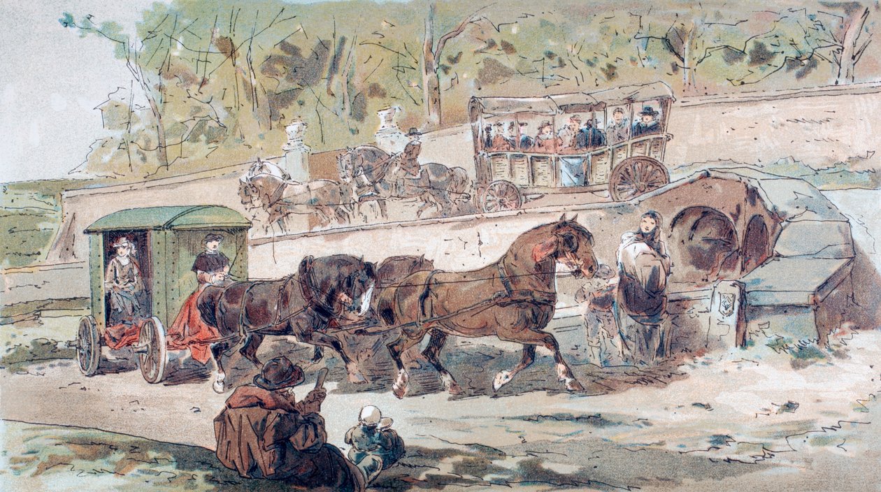 17. Yüzyıl Ulaşım Sahnesi by Armand Jean Heins