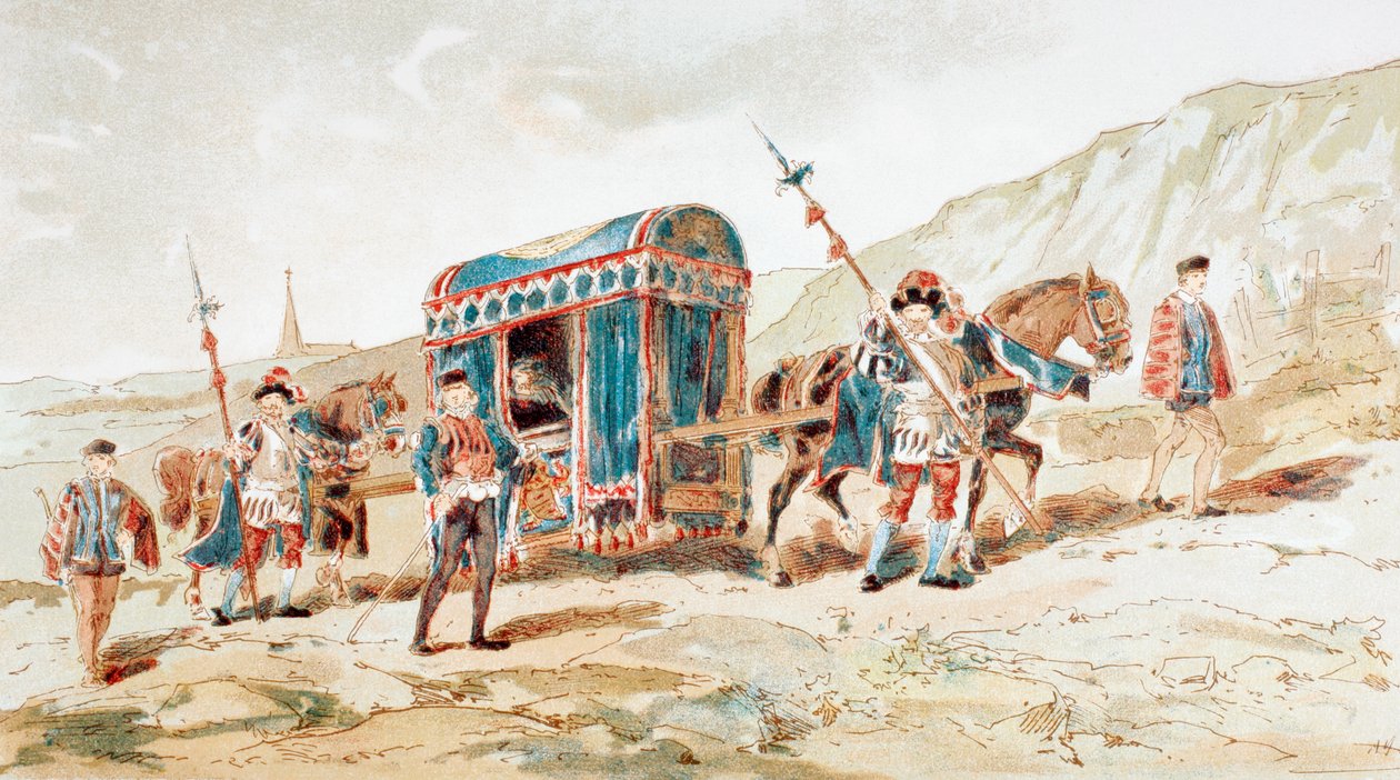 16. Yüzyıl Asilzadesinin Atı Çizilmiş Çöpü by Armand Jean Heins