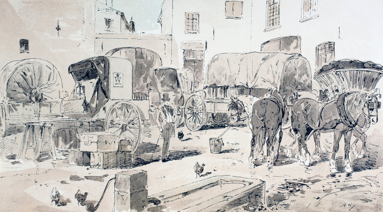 19. Yüzyılda Kullanılan Araba Türleri, 1886 by Armand Jean Heins