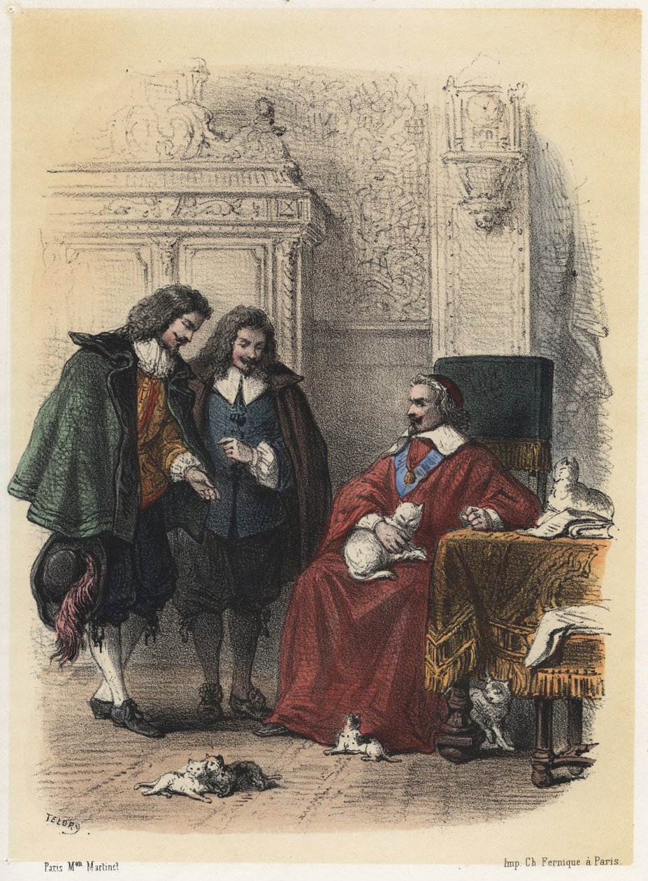 Kardinal Richelieu (Armand Jean du Plessis by Armand Louis Henri Telory