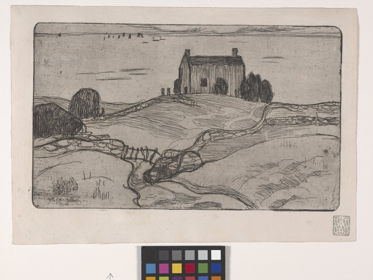 La Maison Du Pendu (Asılan Adamın Evi) (gravür) by Armand Séguin
