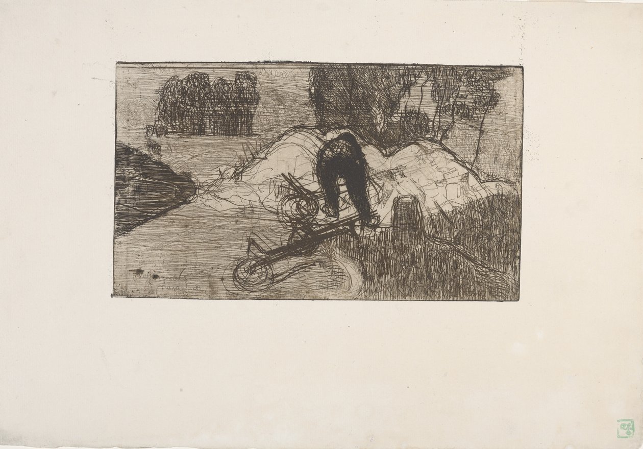 Le Debardeur (Stevadore) 1893 (gravür) by Armand Séguin