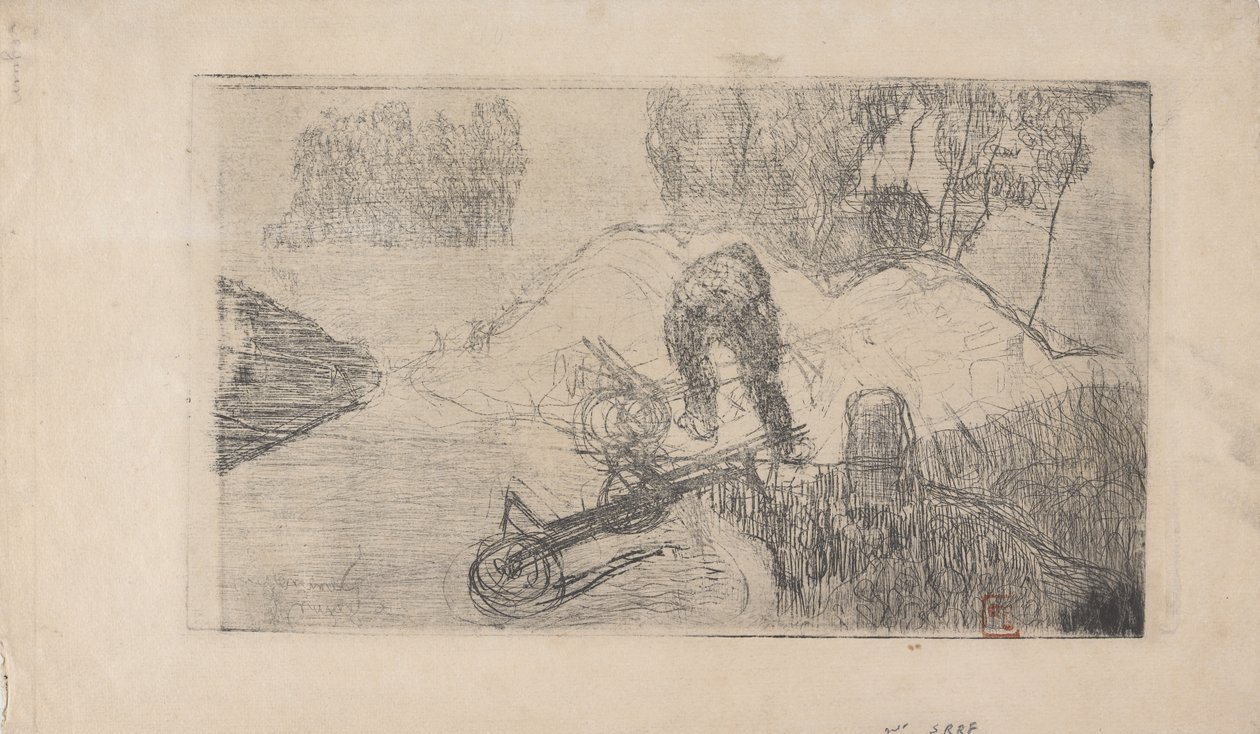Le Debardeur (Stevadore) 1893 (gravür) by Armand Séguin