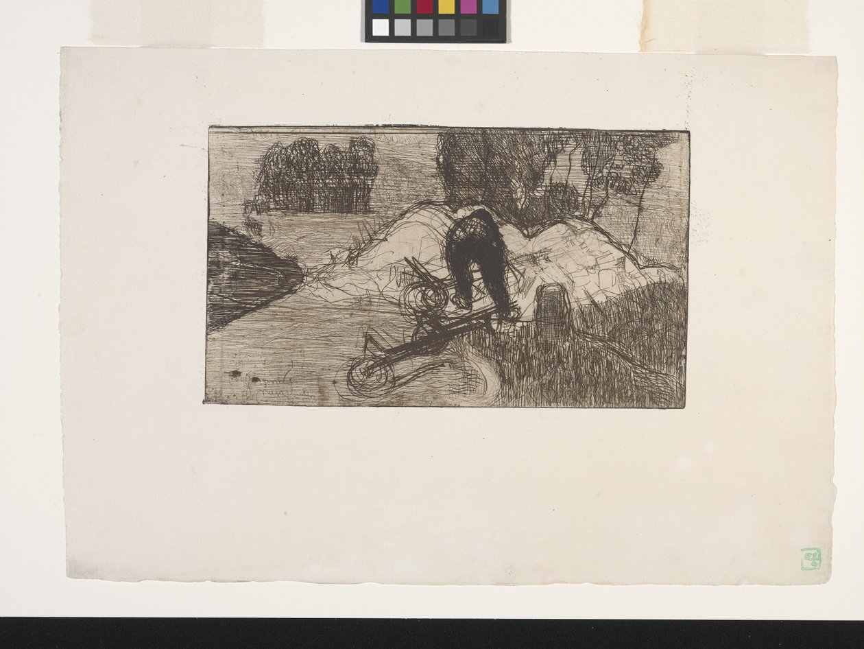 Le Debardeur (The Stevedore) (gravür) by Armand Séguin
