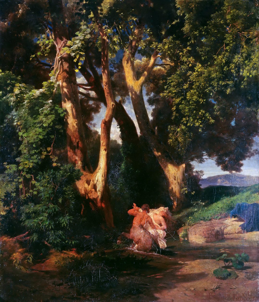 Erboğa ve Perisi by Arnold Böcklin