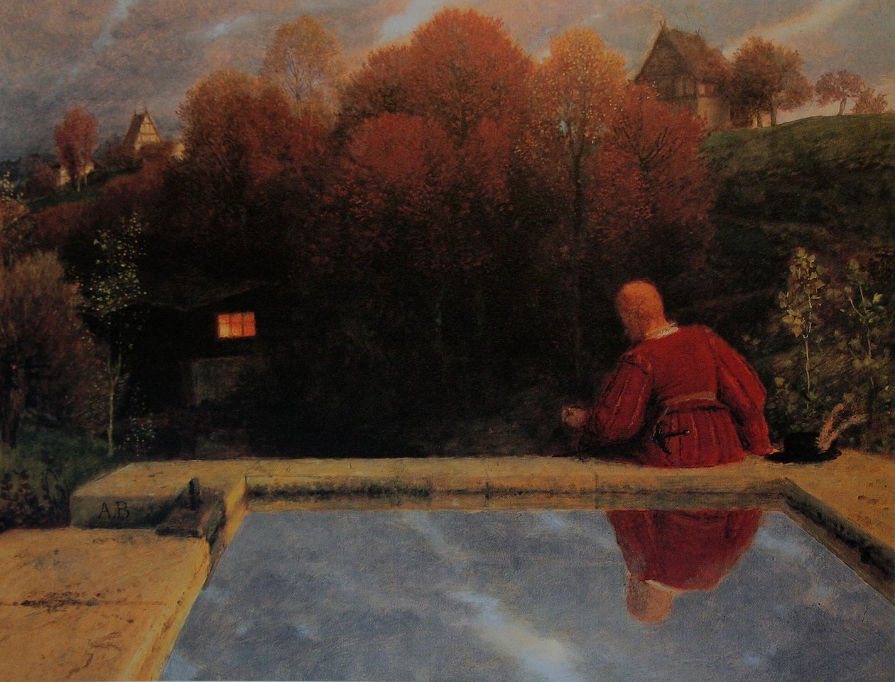 eve dönüş by Arnold Böcklin