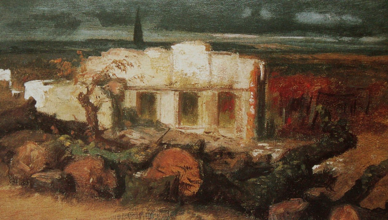 Kehl yakınındaki ev by Arnold Böcklin
