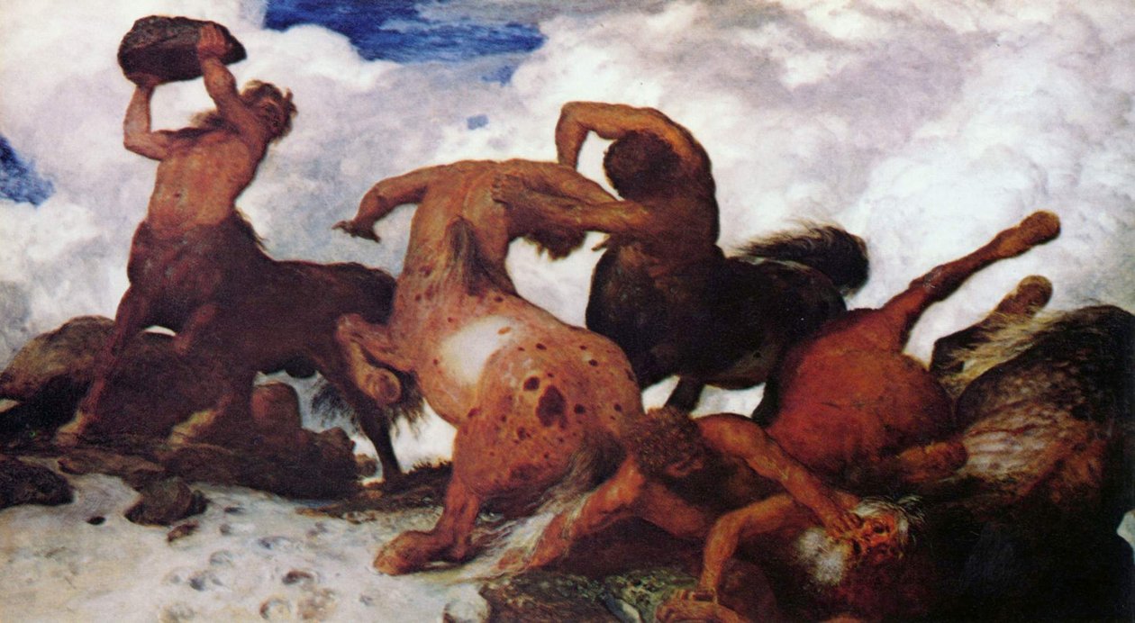 Kentaurenkampf by Arnold Böcklin