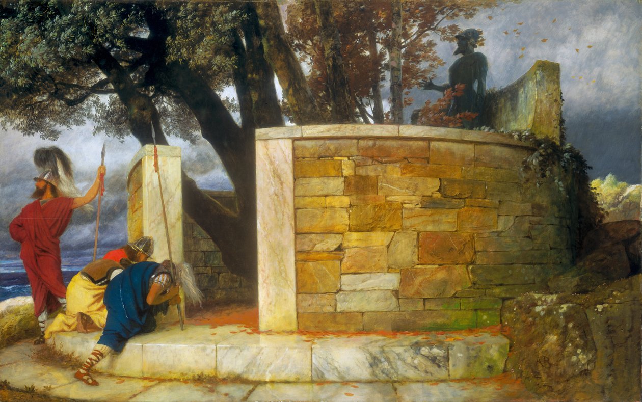 Herkül Tapınağı by Arnold Böcklin