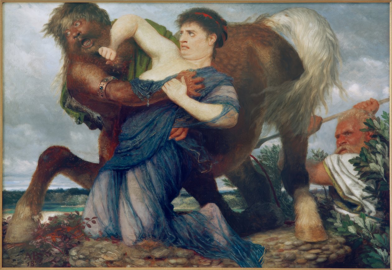 Deianira ve Nessus by Arnold Böcklin