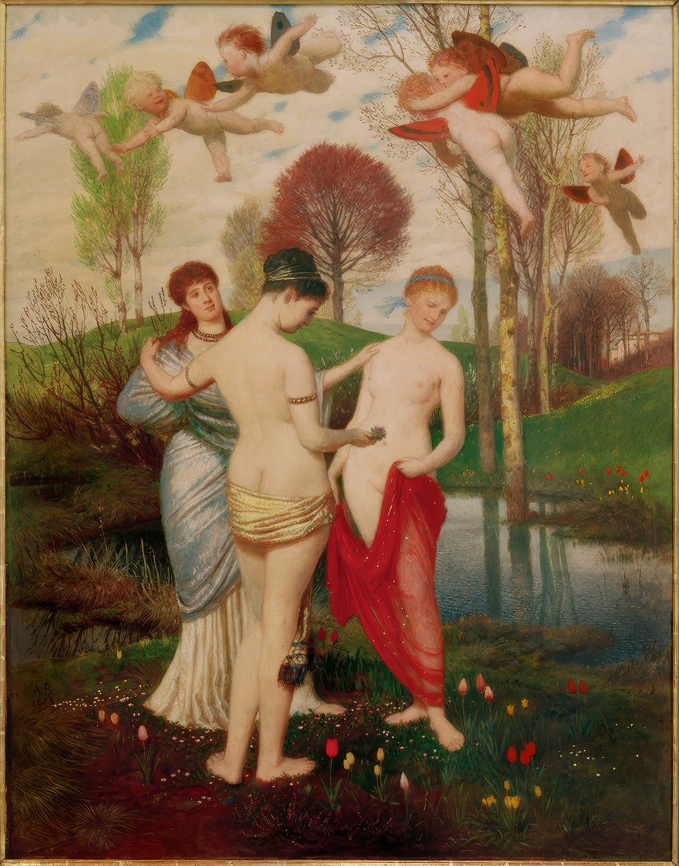 Bahar marşı by Arnold Böcklin