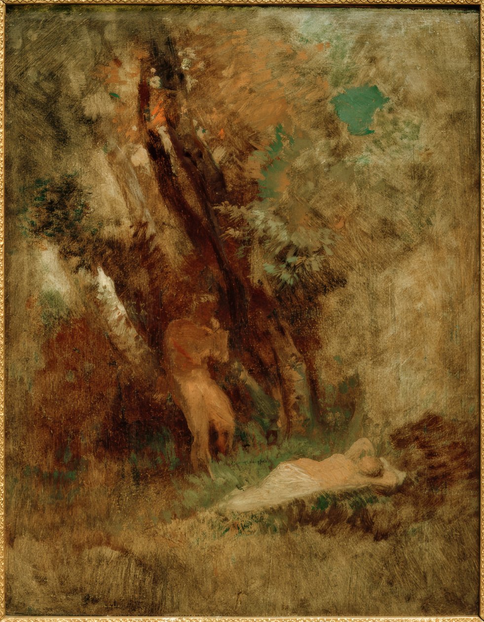 Waldlandschaft by Arnold Böcklin