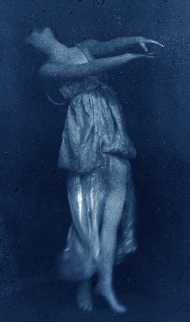 Angela Isadora Duncan, 1920 (bw fotoğraf) by Arnold Genthe