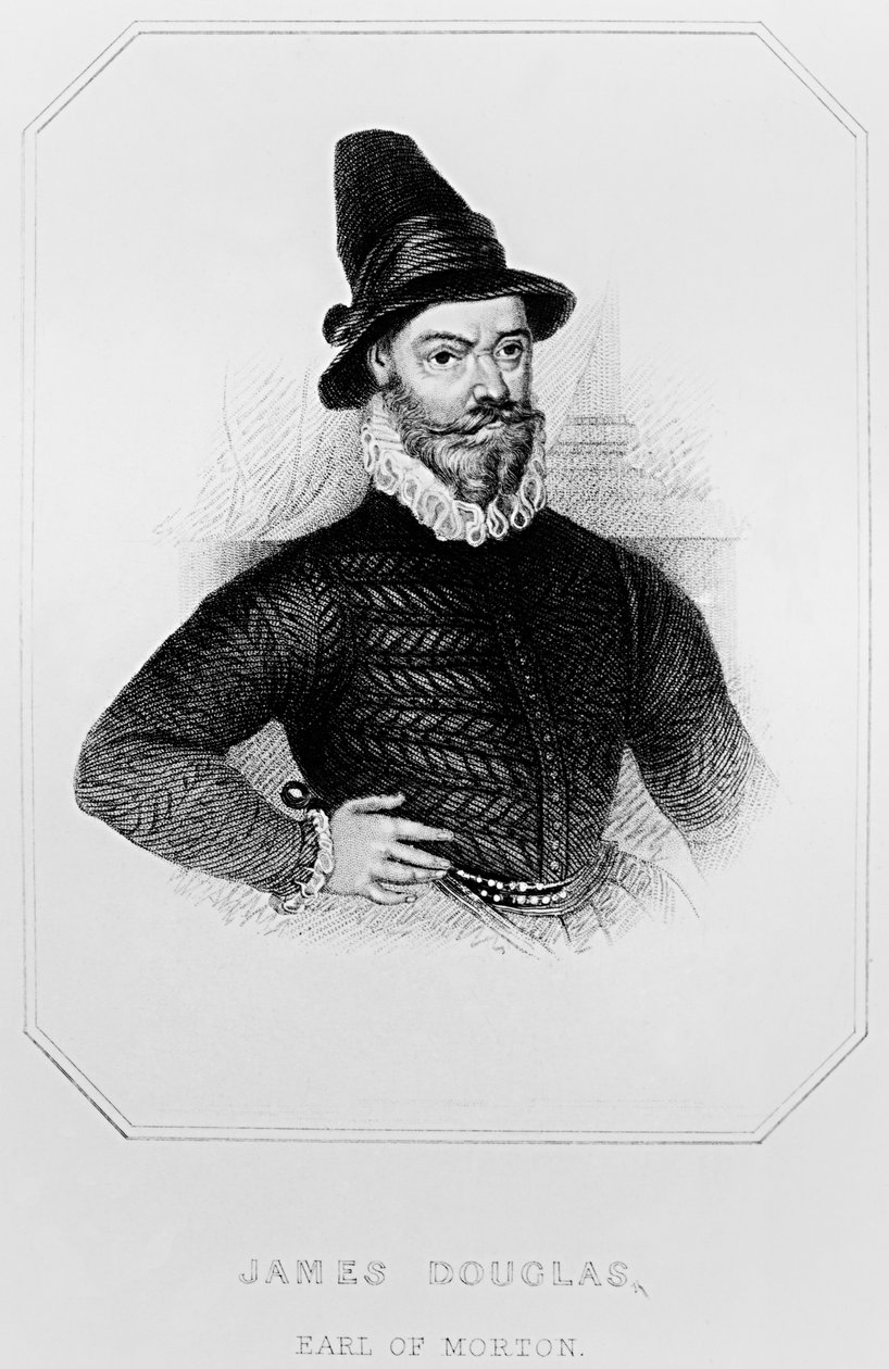 James Douglas (1516-81) 4th Earl of Morton   by Arnold van Brounkhorst