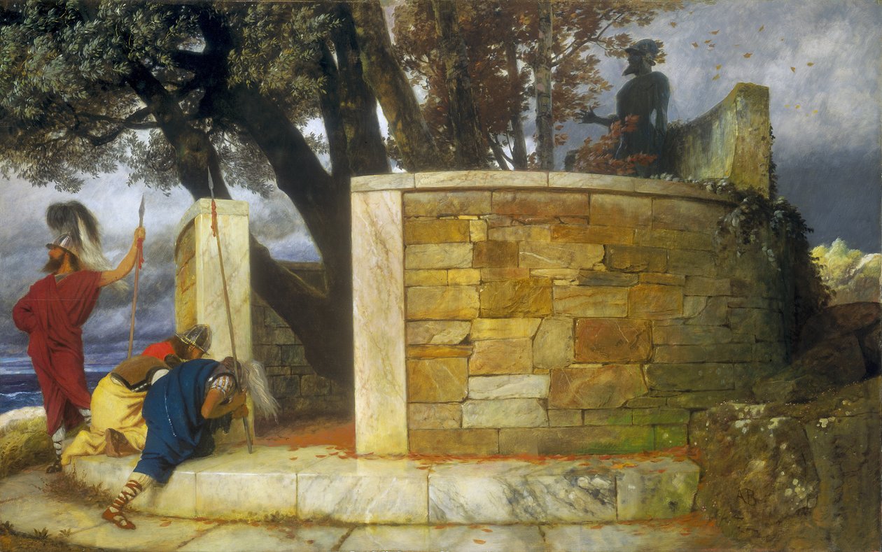 Herkül Tapınağı by Arnold Böcklin