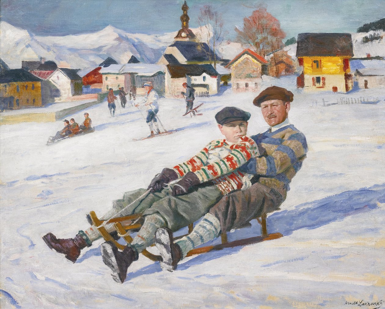 Romanya Kralı II. Carol ve Romanya Prensi Michael, 1930
