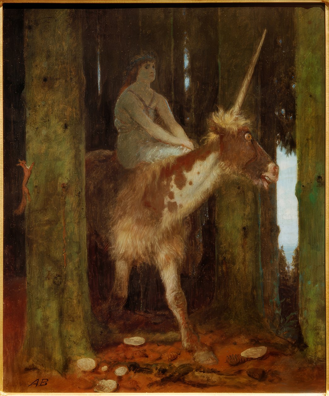 Ormanın sessizliği by Arnold Böcklin
