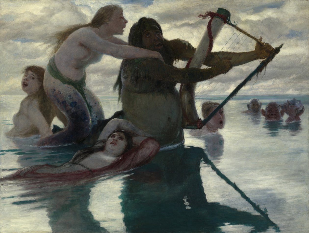 Denizde, 1883 by Arnold Böcklin