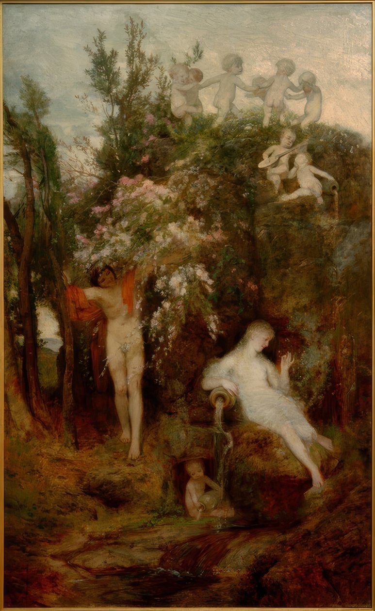 aşk baharı by Arnold Böcklin