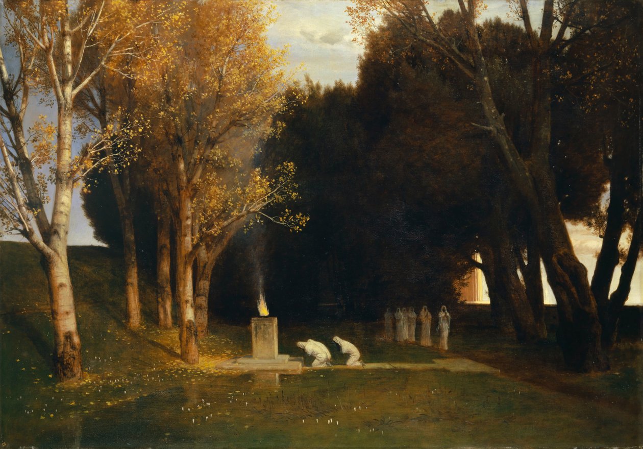 Kutsal koru, 1882. by Arnold Böcklin