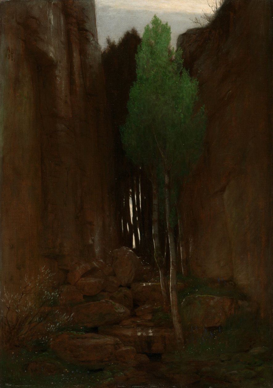 Dar Bir Geçitte Bahar, 1881 by Arnold Böcklin