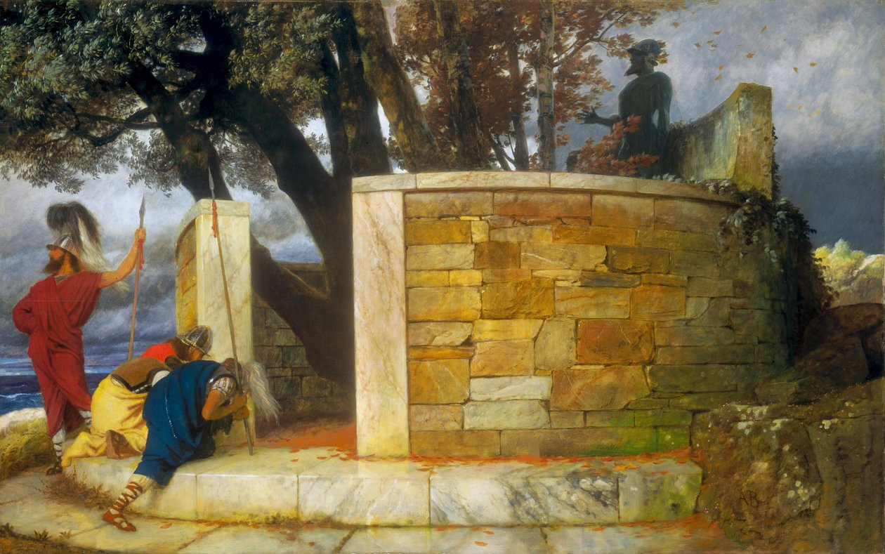 Herkül Tapınağı by Arnold Böcklin