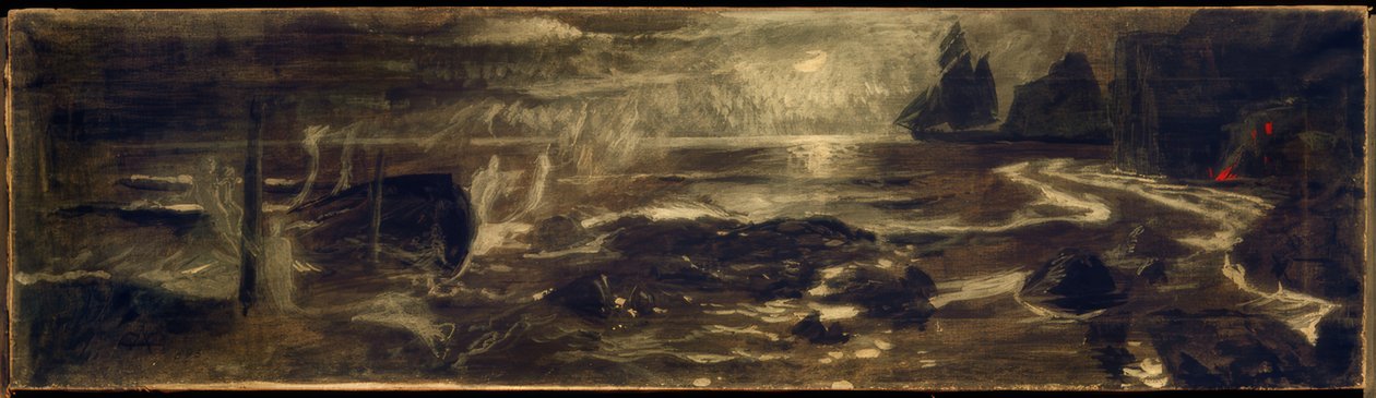 deniz üzerinde görüş by Arnold Böcklin