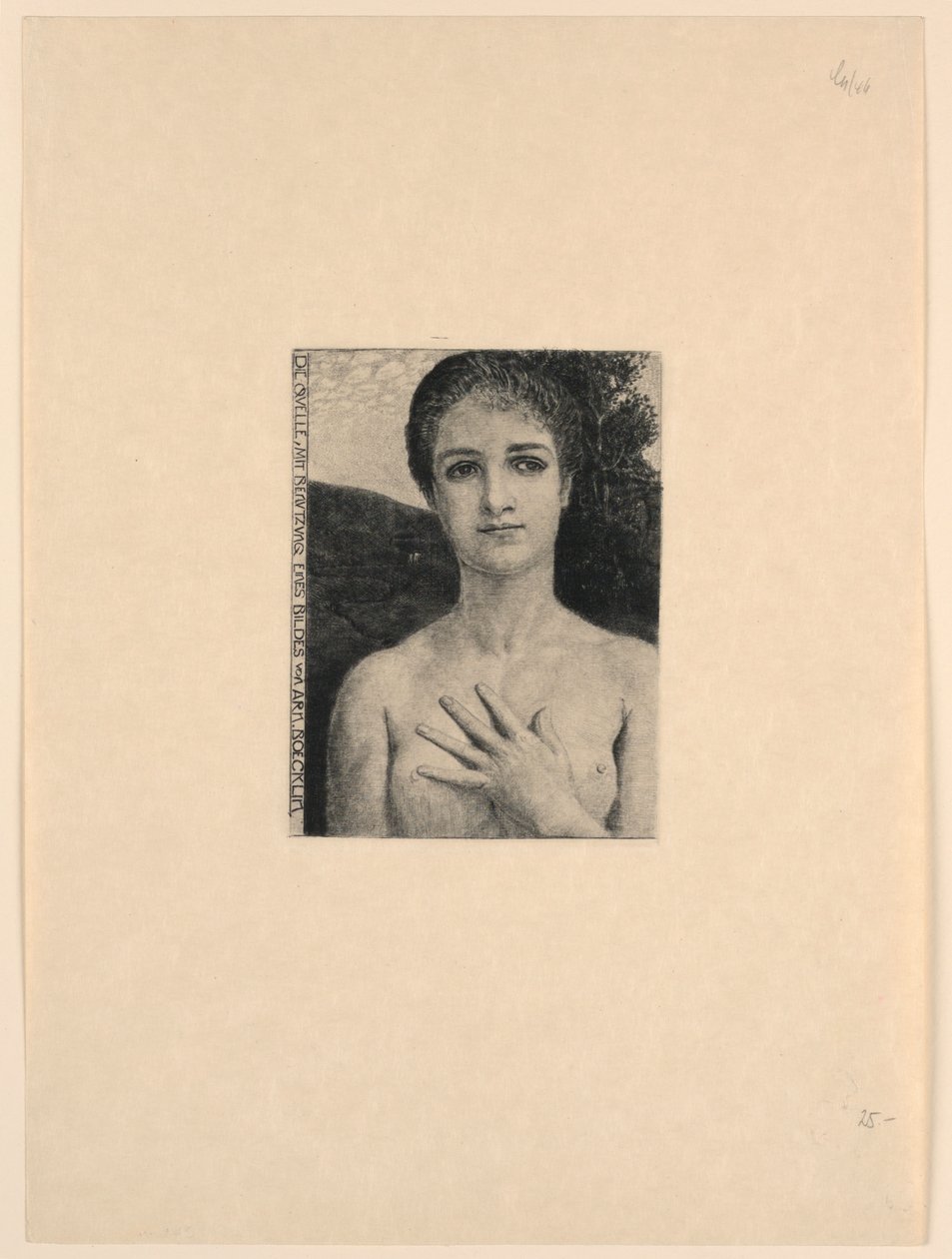 Kadın by Arnold Böcklin