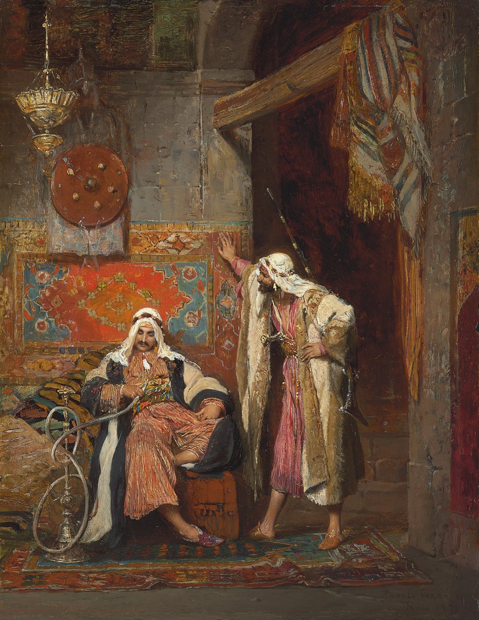 Boş Bir Konuşma, 1872 by Arnold Corrodi