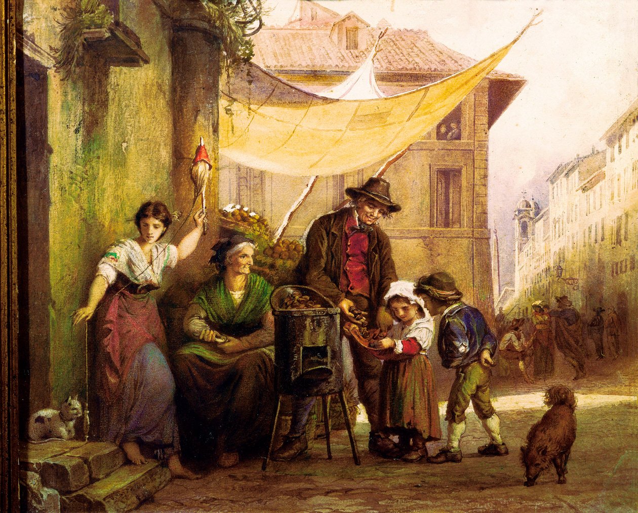 kestane tüccarı by Arnold Corrodi