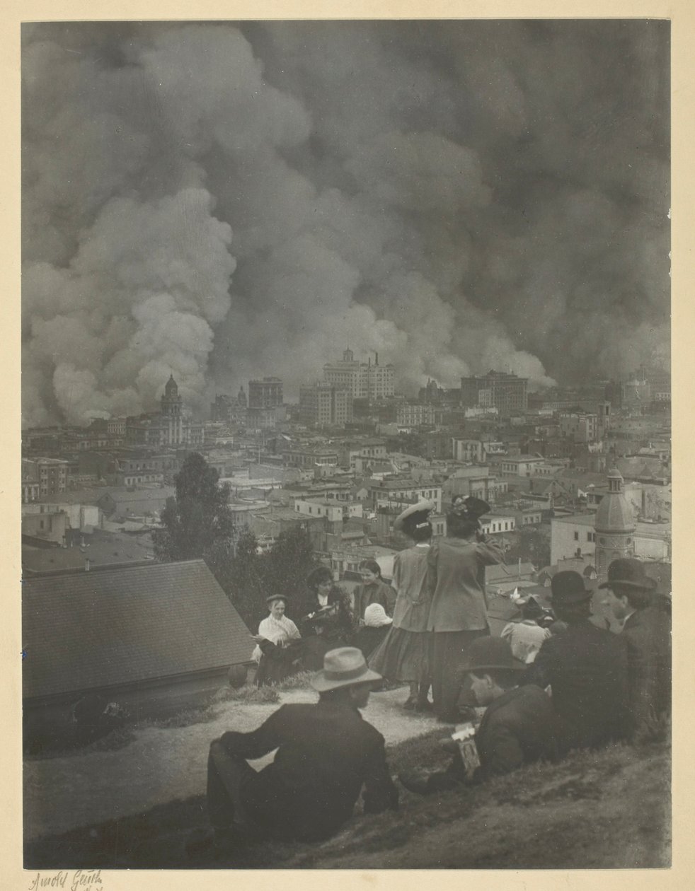 San Francisco Depremi by Arnold Genthe