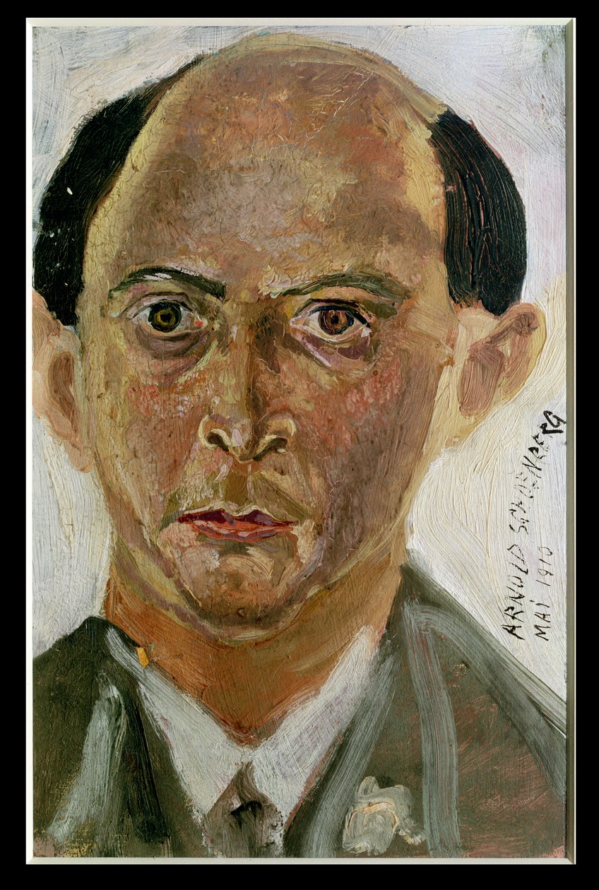 Kendi portresi (tuval üzerine yağlı boya) by Arnold Schoenberg