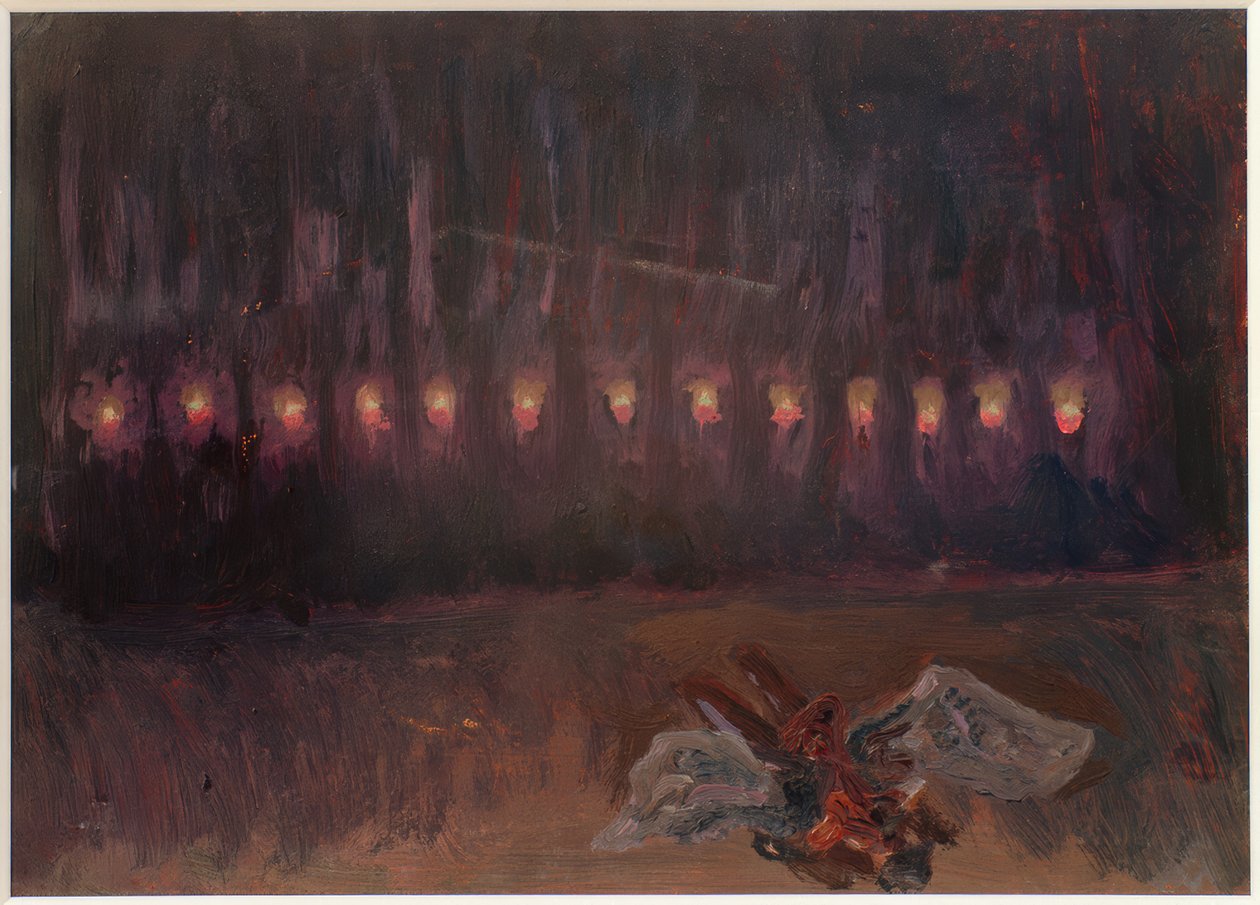 Şanslı el (1. resim) by Arnold Schönberg