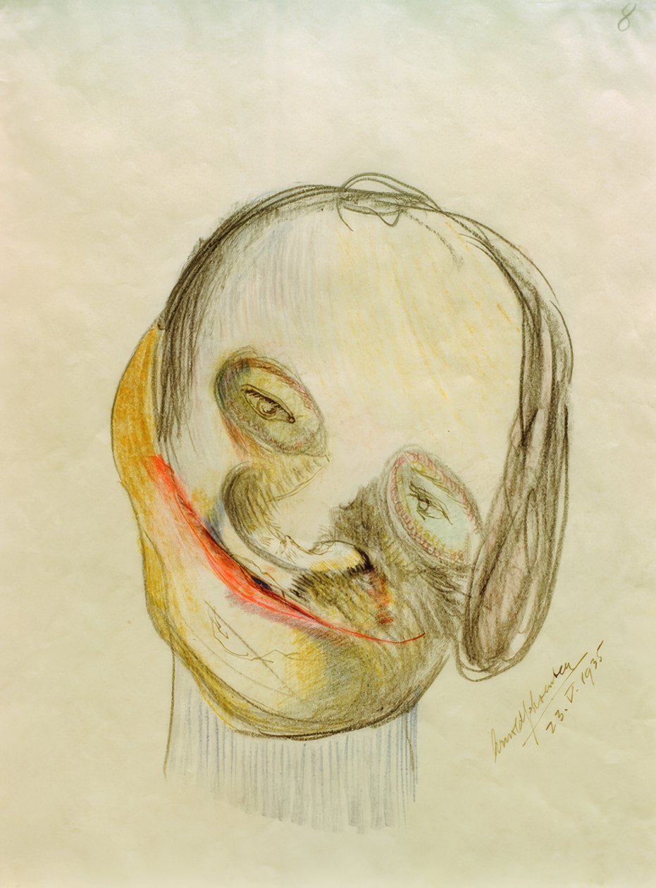 8 karikatür by Arnold Schönberg