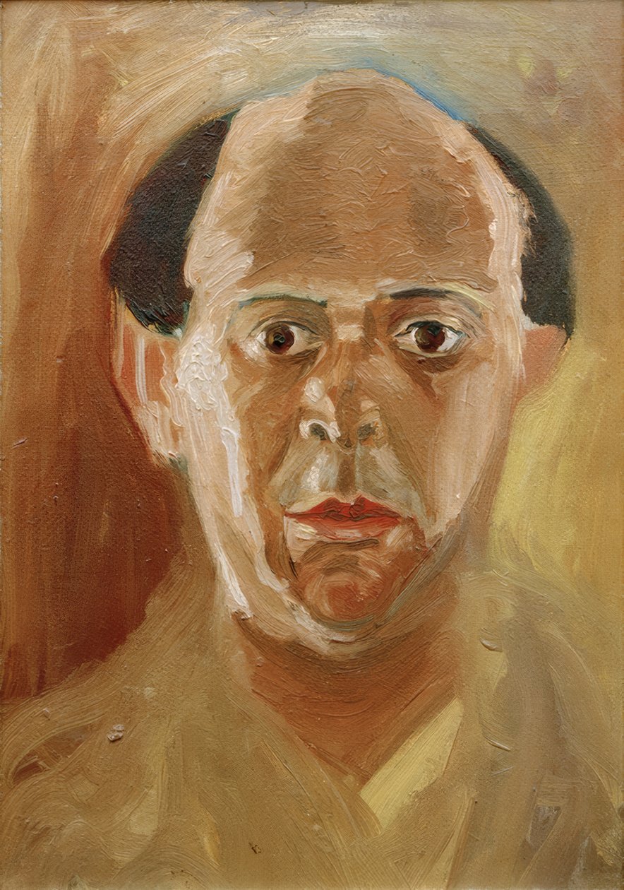 kendi kendine portre by Arnold Schönberg